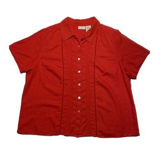 Button Up with Lace Detail